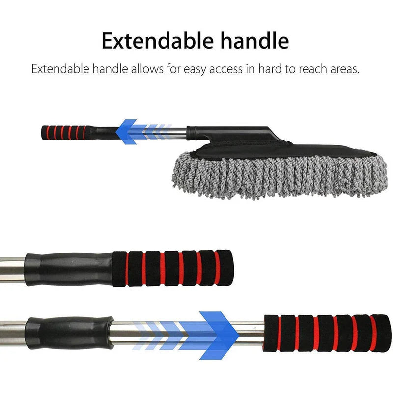 Maximus Car Big Duster and Wash Brush - Dusting for Car | Microfiber