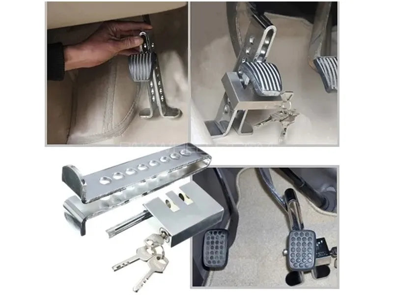 Car Pedal Lock Brake Clutch & Accelerator For All Cars