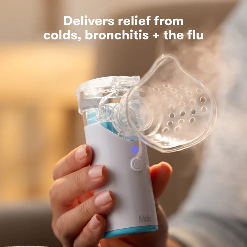 Portable Mesh Nebulizer | Silent Cool Mist | Adult + Child Masks | USB Rechargeable