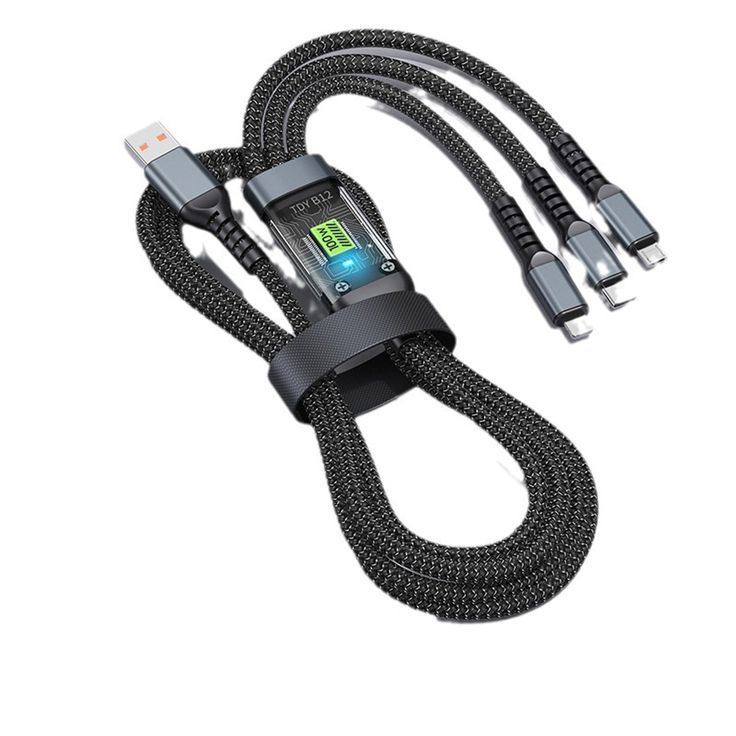 100W 3-in-1 Charging Cable