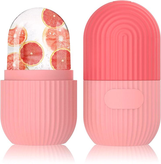 Silicon Facial Ice Roller - Reusable Cryotherapy Massage Tool for Skincare