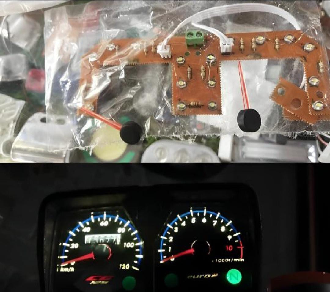 Glow kit with 2 red needles CD & 125