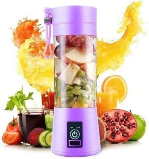 Juicer Portable Outdoor Juicing Cup  Machine Usb Charging Fruit Vegetable Blender (random Color)
